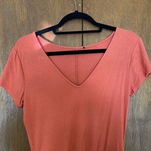 Super comfy orange bodysuit!